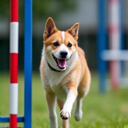 Pet agility training course introduction